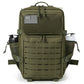 45L Tactical Military Backpack with MOLLE System - Outdoor Hiking & Survival Rucksack