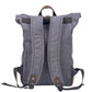 Premium Canvas & Cowhide Travel Backpack - 16 Inch Laptop Bag