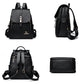 Women's Leather Backpack - Vintage Style Casual Daypack