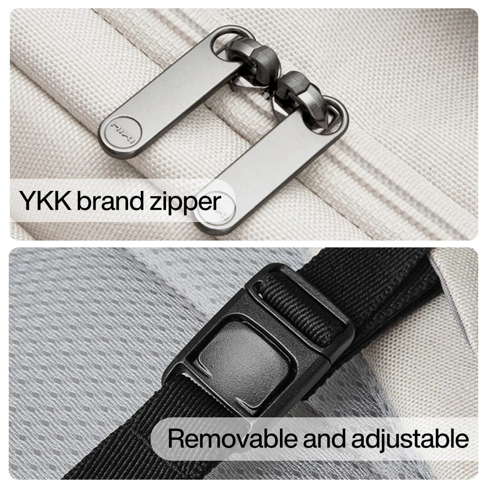 Mixi 18-Inch Waterproof Travel Backpack - Unisex Laptop Rucksack