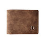Men's Slim Bifold Wallet - Premium PU Leather Multi-Card Holder