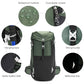 TOMSHOO 50L Waterproof Mountain Backpack - Tactical Outdoor Hiking Pack