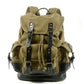 Canvas Leather Travel Backpack - 20-35L Large Capacity Outdoor Bag