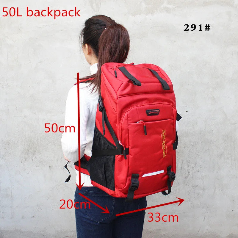 Premium Outdoor Hiking Backpack - 50L/80L Capacity for Travel & Camping