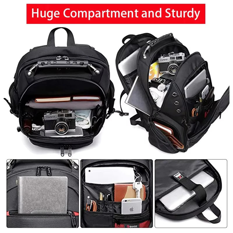 45L Travel Backpack with USB Charging Port - 15.6" Laptop Backpack