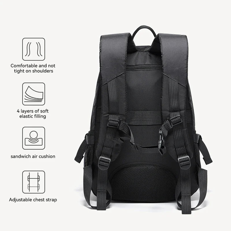 Volunteer Waterproof Oxford Travel Backpack - Lightweight Laptop Backpack for Men