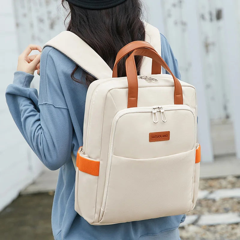 Women's 14-Inch Laptop Backpack - Anti-Theft College & Travel Bag