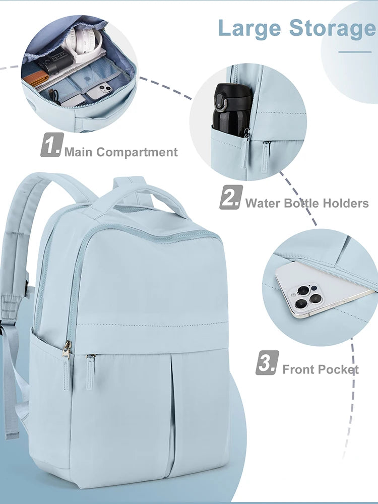 Women's 15.6" Laptop Backpack with USB Charging Port
