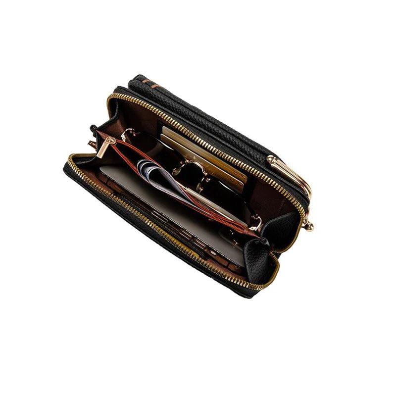 Women’s Crossbody Phone Wallet – Mini Sling Bag with Card Holder
