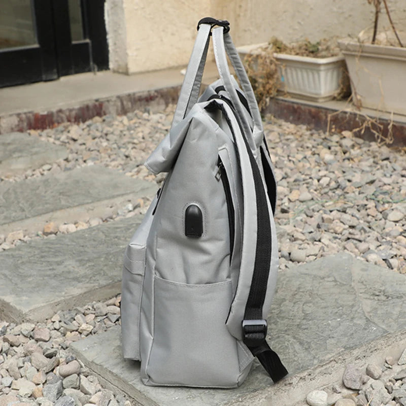 Women’s Multi-Color Backpack – Large Capacity Oxford Laptop School Bag