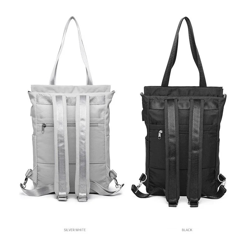 Women’s Waterproof Laptop Backpack – Stylish Korean Oxford USB Travel Bag