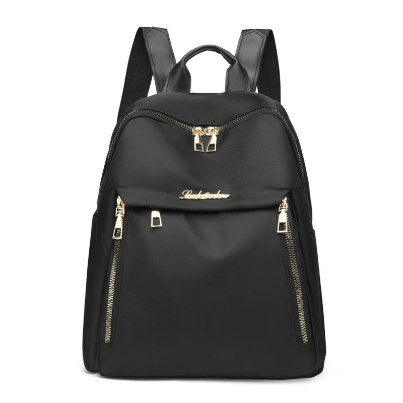 Women’s Waterproof Oxford Backpack – Large Capacity Casual Travel Bag