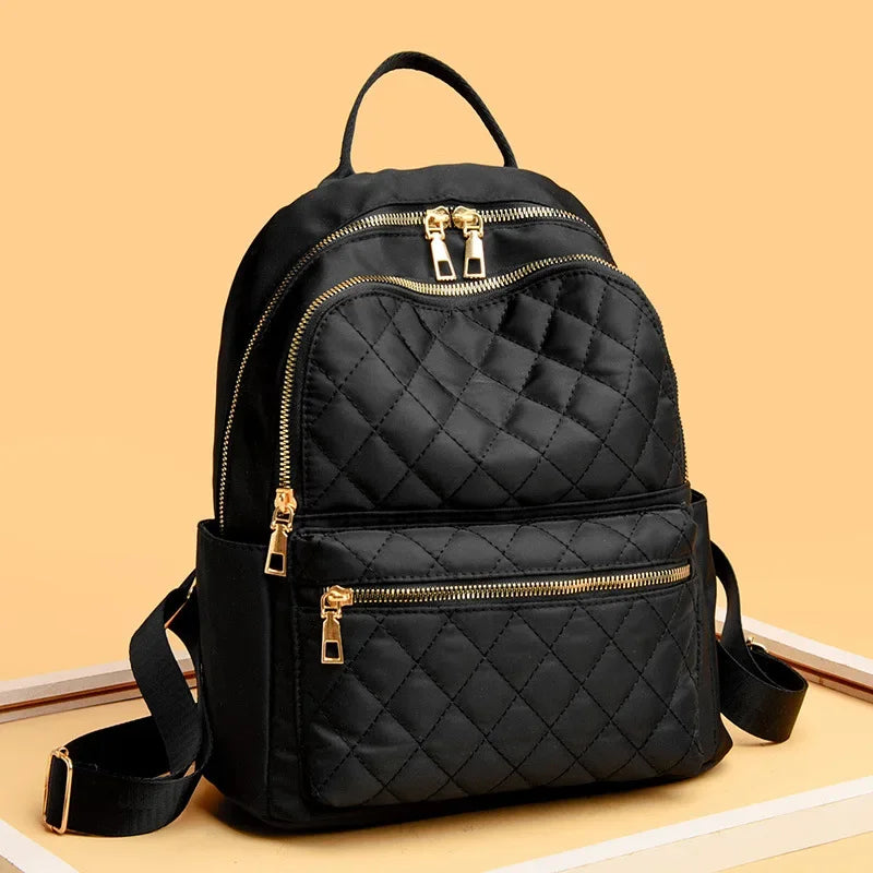 Women’s Waterproof Oxford Backpack – Large Capacity Multi-Pocket Travel Bag